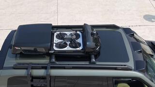 2025粵港澳車展：天鷹車載無(wú)人機(jī)與猛士M817硬核聯(lián)動(dòng)