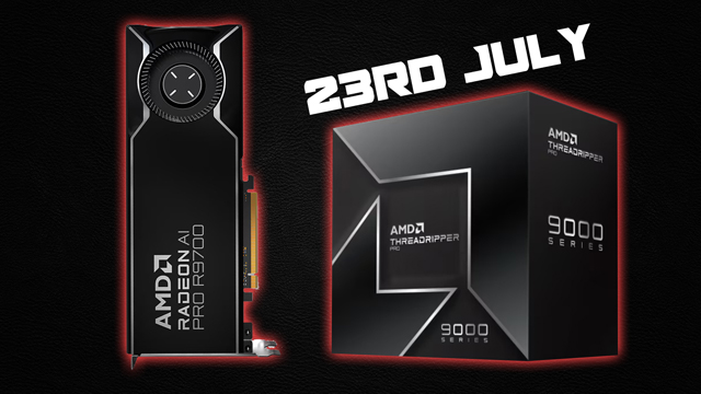 AMD宣布Radeon AI PRO R9700顯卡和Threadripper PRO 9000 WX處理器將于7月23日同步上市