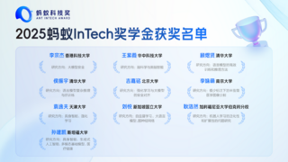 腦神經(jīng)成像提速數(shù)倍、AI練就“遺忘術(shù)”！2025螞蟻InTech獎(jiǎng)?lì)C發(fā)